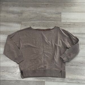 Hollister Brown Crew Neck Sweater